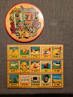 Vintage houten speelgoed: Simplex leesplankje en puzzel, Ophalen of Verzenden, Gebruikt, Overige typen