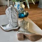 Cowboy-/festival-/Ibiza-/Boho laarsjes mt 36 zilver halfhoog, Ophalen of Verzenden, Zo goed als nieuw, Zwart