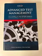 Advanced Test Management - ISTQB Syllabus, Ophalen of Verzenden, Zo goed als nieuw, Overige onderwerpen