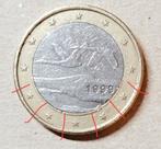 Finland  1 euro munt 1999 - zeldzaam - zie ook de misslag, Ophalen of Verzenden, 1 euro, Finland