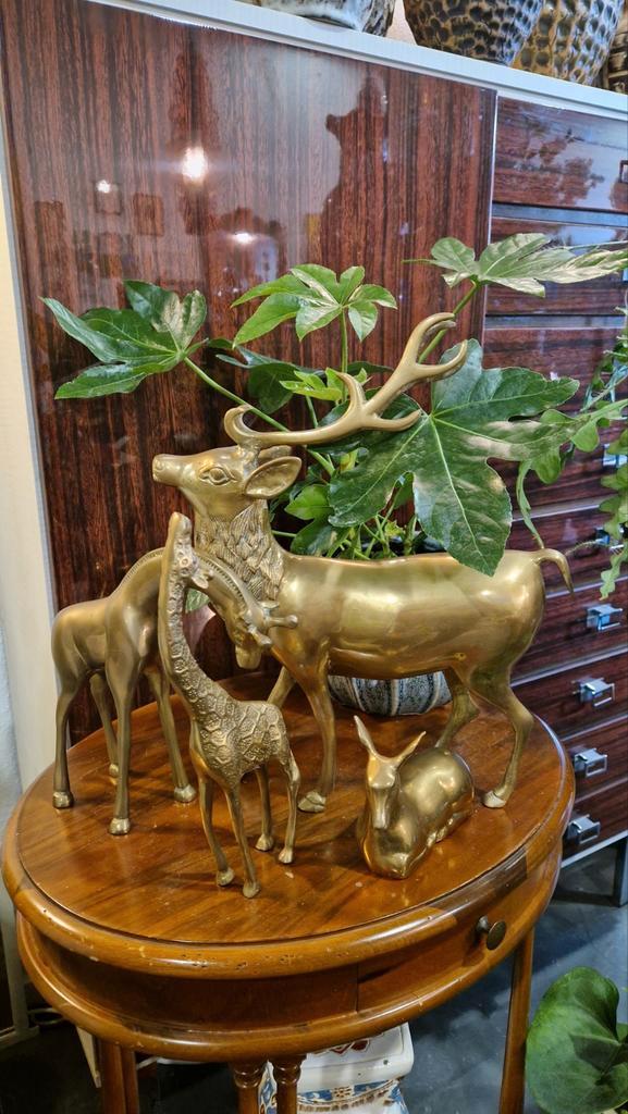 Diverse messing figuren, Antiek en Kunst, Antiek | Koper en Brons, Ophalen of Verzenden
