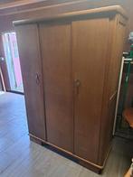 mooie vintage 3 deurs kledingkast te koop. 2, Ophalen, Gebruikt, 100 tot 150 cm, 150 tot 200 cm