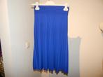 King Louie kobalt vorstelijk blauwe plise rok zwierig S, Zo goed als nieuw, Knielengte, King Louie, Maat 36 (S)