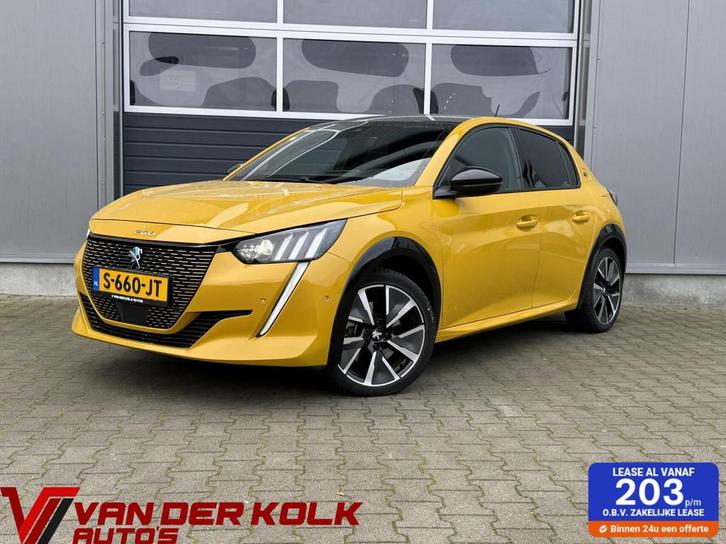 Peugeot e-208 EV Allure Pack 50 kWh CarPlay LED Camera Navig, Auto's, Peugeot, Bedrijf, Te koop, ABS, Achteruitrijcamera, Airbags