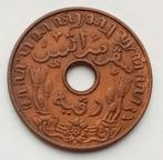 1  Cent 1937 Nederlands Indië Prachtige Oude Vintage Munt, Ophalen of Verzenden, Zuidoost-Azië