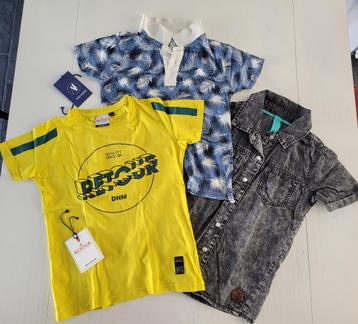 Polo, t-shirt+blouse (Retour) mt 122/128 beschikbaar voor biedingen