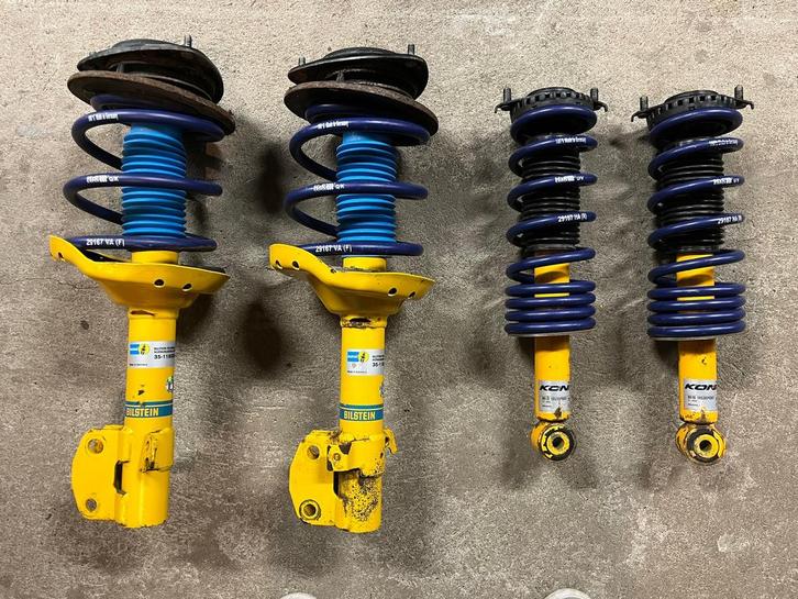 Subaru Legacy plug&play 35mm verlagingsset Bilstein B8 Koni, Auto-onderdelen, Ophanging en Onderstel, Subaru, Gebruikt, Ophalen