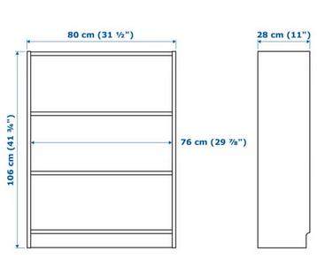IKEA BILLY Boekenkast 80x28x106 cm - afbeelding 4