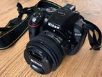 Nikon D5300 + 50mm 1.8 + 18-140mm, Spiegelreflex, 8 keer of meer, 24 Megapixel, Zo goed als nieuw