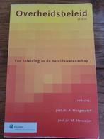 Overheidsbeleid - Inleiding beleidswetenschap, A. Hoogerwerf, M. Herweijer, Zo goed als nieuw, Alpha, HBO
