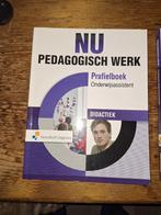 NU Pedagogisch Werk Didactiek, Ophalen of Verzenden, Zo goed als nieuw, Noordhoff Uitgevers, MBO