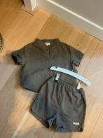 Donsje Amsterdam linnen set bruin maat 2-3 jaar, Verzenden, Donsje Amsterdam, Jongen of Meisje, Setje