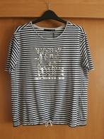 Te koop: Le Comte T-shirt korte mouw - DONKERBLAUW WIT Mt.38, Kleding | Dames, Le Comte, Maat 38/40 (M), Ophalen of Verzenden