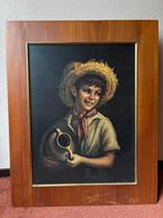 Schilderij Meisje met Kruik - Klassiek Kunstwerk, Antiek en Kunst, Kunst | Schilderijen | Klassiek, Ophalen