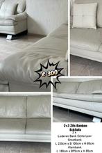 EckSofa 2+3 zits banken, Royal Sofa, Rechte bank, Gebruikt, Leer