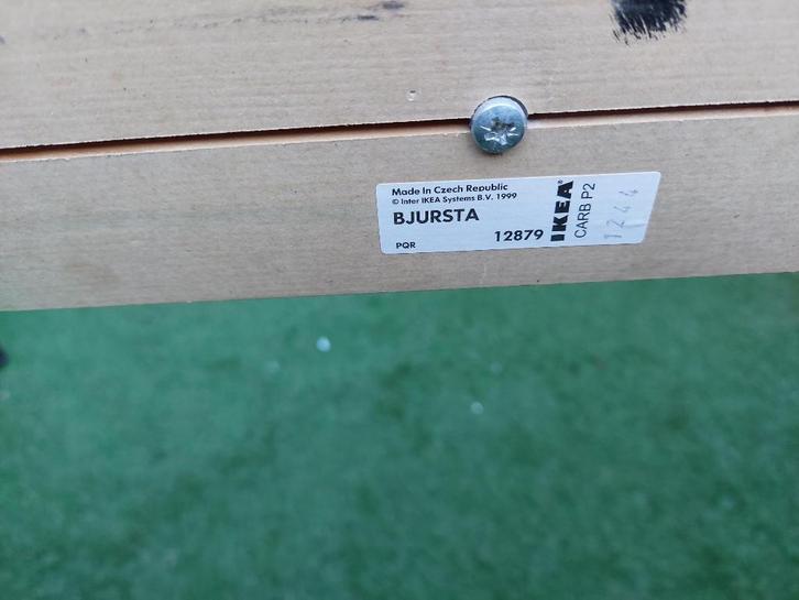Bjursta eettafel, Huis en Inrichting, Tafels | Eettafels, Gebruikt, 50 tot 100 cm, 200 cm of meer, Vijf personen of meer, Rechthoekig