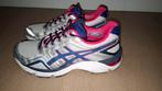 Asics Sportschoenen Maat 37.5 - Grijs/Blauw/Roze, Gebruikt, Hardloopschoenen, Ophalen of Verzenden, Hardlopen