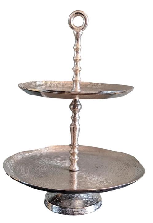 Nieuw, Colmore etagère, raw-metal, afmeting 32x32x43cm, Huis en Inrichting, Woonaccessoires | Etagères, Nieuw, Ophalen of Verzenden