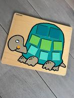 Mooie vintage houten puzzel schildpad Nathan, Ophalen of Verzenden, Zo goed als nieuw