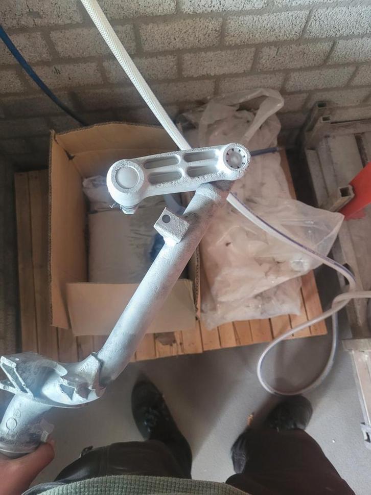 Mono voorvork professioneel omgelast., Fietsen en Brommers, Brommeronderdelen | Scooters, Zo goed als nieuw, Piaggio, Overige typen