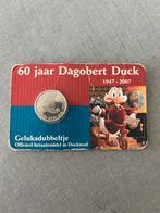 Dagobert Duck Geluksdubbeltje 60 Jaar, Ophalen of Verzenden, Koningin Beatrix, Overige waardes, Losse munt