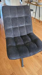 Draaistoel Woood antraciet, Huis en Inrichting, Fauteuils, Ophalen, Gebruikt, 75 tot 100 cm, Stof