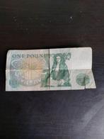 ONE POUND - BANK OF ENGLAND, Postzegels en Munten, Bankbiljetten | Europa | Niet-Eurobiljetten, Los biljet, Ophalen of Verzenden