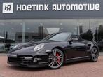 Porsche 911 3.8 Turbo Cabrio | Sport Chrono | Stoelventilati, Auto's, Porsche, Automaat, Gebruikt, Zwart, Cabriolet