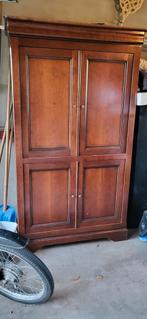 Kersenhouten tv kast/ computerkast, Ophalen, Gebruikt, 70 tot 120 cm