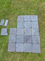 Leisteen 20x20x2cm 18 stuks, Tuin en Terras, Tegels en Klinkers, Ophalen, Gebruikt, Overige typen, Natuursteen