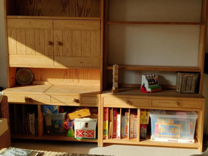 Tijdloze scandinavische meubels, Huis en Inrichting, Kasten | Dressoirs, Gebruikt, 100 tot 150 cm, 25 tot 50 cm, Met lade(s), Met deur(en)