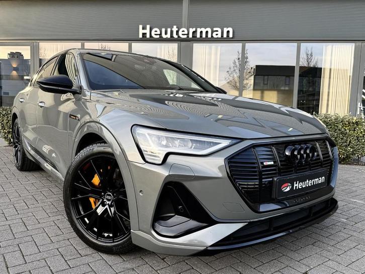 Audi e-tron Sportback 55 quattro S Line Black Ed. B&O/ Sfeer, Auto's, Audi, Bedrijf, Te koop, e-tron, 360° camera, 4x4, ABS, Achteruitrijcamera