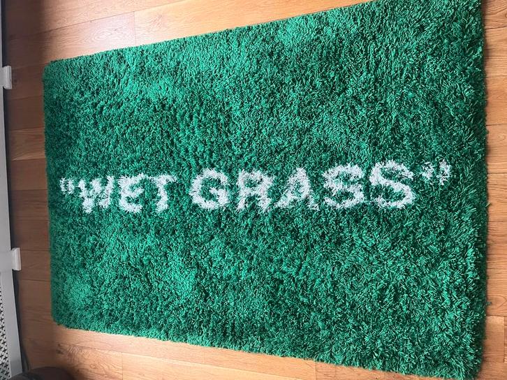 Ikea Off White Wet Grass Vloerkleed, Huis en Inrichting, Stoffering | Tapijten en Kleden, Zo goed als nieuw, 100 tot 150 cm, 150 tot 200 cm