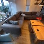 Mooie hoekbank van microleder, Ophalen, 250 tot 300 cm, Hoekbank, Zo goed als nieuw