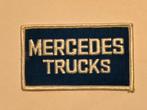 Mercedes Trucks auto vrachtwagen vrachtauto kleding patch, Verzamelen, Ophalen of Verzenden, Nieuw, Auto's