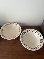 2 schalen. Oliebollen en appelflappen, Huis en Inrichting, Keuken | Servies, Schaal of Schalen, Gebruikt, Ophalen of Verzenden