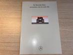 Folder Mercedes-Benz 190-serie accessoires (W201) 1992, Ophalen of Verzenden, Zo goed als nieuw, Mercedes