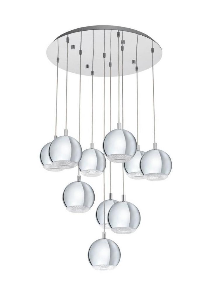 Hanglamp met 10 lichtbollen, Huis en Inrichting, Lampen | Plafondlampen, Nieuw, Ophalen