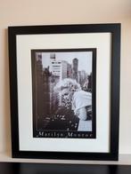 Zwarte houten lijst  met afbeelding Marilyn Monroe, Huis en Inrichting, Woonaccessoires | Lijsten, Minder dan 50 cm, 50 tot 75 cm