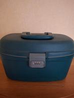 Beauty case, Ophalen, Blauw, Met slot, Zo goed als nieuw