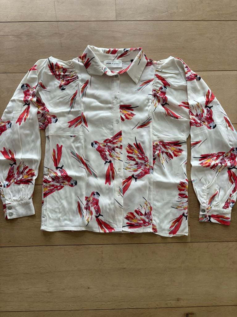 Blouse - Maat 36 - Merk POM Amsterdam, Ophalen of Verzenden, Zo goed als nieuw, Maat 36 (S), Overige kleuren