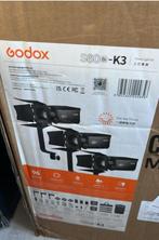 Godox S60Bi-D 3-Licht S60Bi Kit met accessoires, Ophalen of Verzenden, Nieuw, Lamp of Flitsset