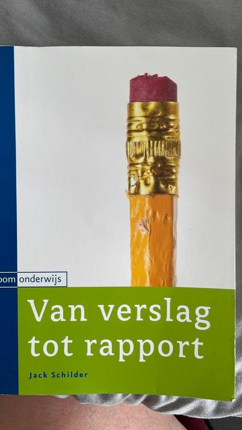 Van verslag tot rapport, Jacq Schilder, Boeken, Overige Boeken, Zo goed als nieuw, Ophalen of Verzenden