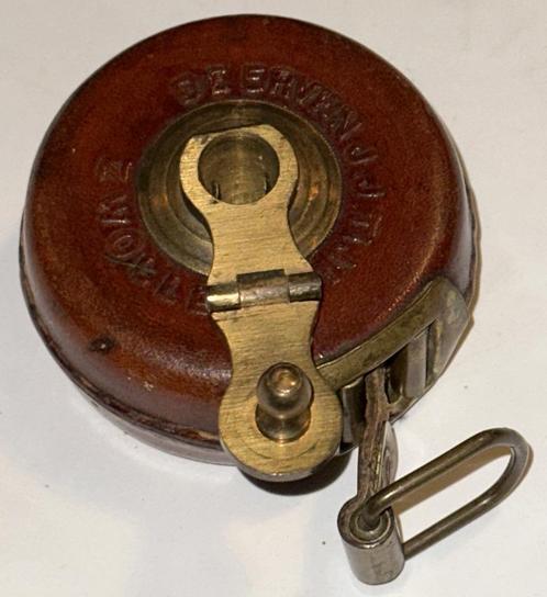 Antiek meetlint Grevers Veemeting De Erven J.J. Tijl Zwolle, Antiek en Kunst, Curiosa en Brocante, Ophalen