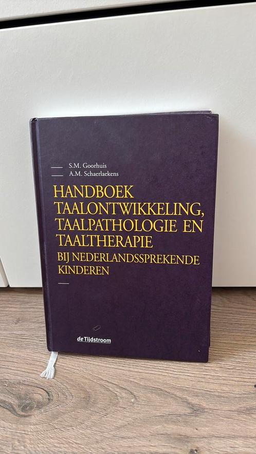Handboek taalontwikkeling, taalpathologie en taaltherapie bi, Boeken, Wetenschap, Zo goed als nieuw, Verzenden