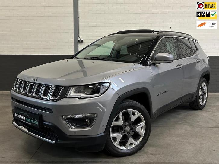 Jeep Compass 1.4 MultiAir Limited pano Apple-Android, climat, Auto's, Jeep, Bedrijf, Te koop, Compass, ABS, Achteruitrijcamera