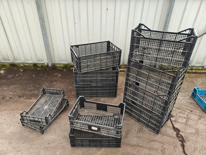 Plastic kratten / opslag / moestuin, Doe-het-zelf en Verbouw, Kratten en Dozen, Gebruikt, Krat, 50 tot 75 cm, Minder dan 35 cm