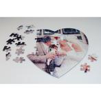 puzzel in hartvorm met eigen foto bedrukken, Ophalen of Verzenden, Nieuw