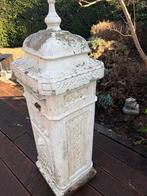 Vintage Kolom brievenbus/tuin ornament, Ophalen, Gebruikt, Beton, Staande brievenbus