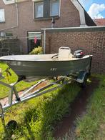 Console boot met 15pk Yamaha 2t - Elektrische start!, Watersport en Boten, Motorboten en Motorjachten, Ophalen, 10 tot 30 pk, Gebruikt
